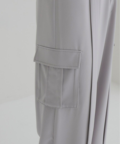 Olu.（オルドット）の「フラップポケットワイドパンツ（その他パンツ・レディース・ライトグレー/モカ/ベージュ・1/0）」の14枚目の写真