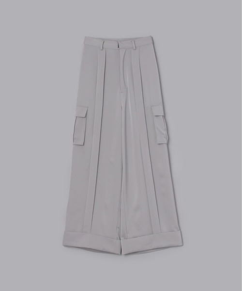 Olu.（オルドット）の「フラップポケットワイドパンツ（その他パンツ・レディース・ライトグレー/モカ/ベージュ・1/0）」の22枚目の写真