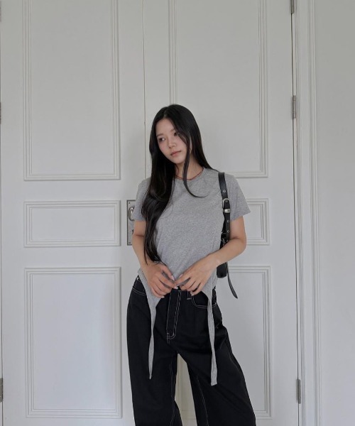 almo(アルモ)の「【LAMPOON】リボン刺繍デニムパンツ(デニムパンツ・レディース・ピンク/ブラック/ブルー・SMALL/MEDIUM)」の17枚目の写真