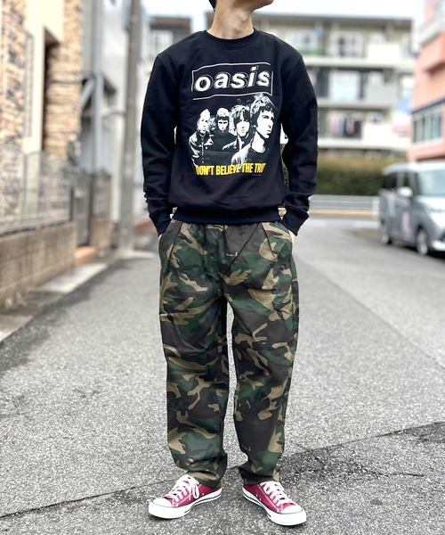 BEATJIVE(ビートジャイブ)の「シェフパンツ デニム カモフラ 迷彩 ペイズリー メンズ ワイドパンツ(デニムパンツ・メンズ・ネイビー/ブルー/カモフラージュ/ブラウン系カモフラージュ/ブラック系その他/ブラック・LARGE/X-LARGE/MEDIUM)」の10枚目の写真