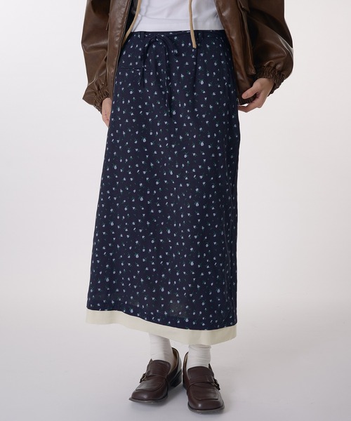 MUHET(ミュエータ)の「pencil skirt / アソートナロースカート(スカート・レディース・チャコールグレー/ネイビー・SMALL/MEDIUM)」の1枚目の写真