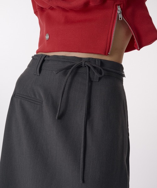 MUHET(ミュエータ)の「pencil skirt / アソートナロースカート(スカート・レディース・チャコールグレー/ネイビー・SMALL/MEDIUM)」の6枚目の写真