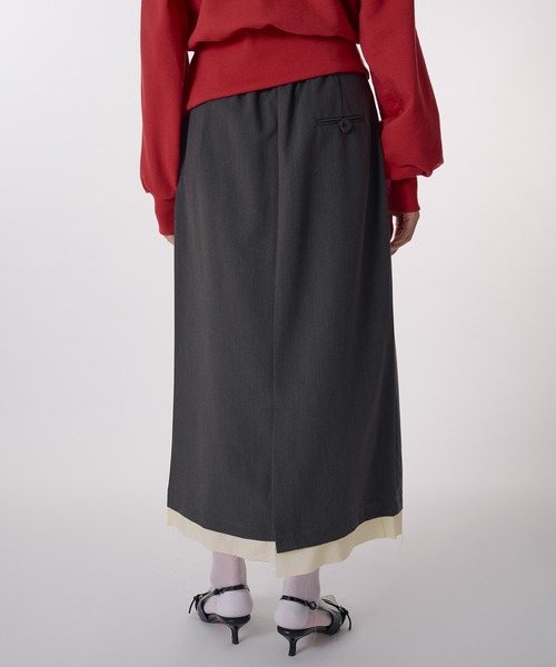 MUHET(ミュエータ)の「pencil skirt / アソートナロースカート(スカート・レディース・チャコールグレー/ネイビー・SMALL/MEDIUM)」の5枚目の写真