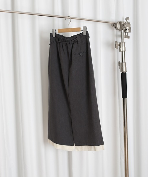 MUHET(ミュエータ)の「pencil skirt / アソートナロースカート(スカート・レディース・チャコールグレー/ネイビー・SMALL/MEDIUM)」の3枚目の写真