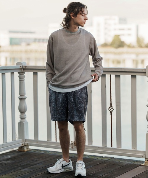 CAMBIO(カンビオ)の「mp13258-Graphic Art Short Pants ショートパンツ(その他パンツ・メンズ・ブラック/ネイビー/イエロー・S/M/L)」の7枚目の写真