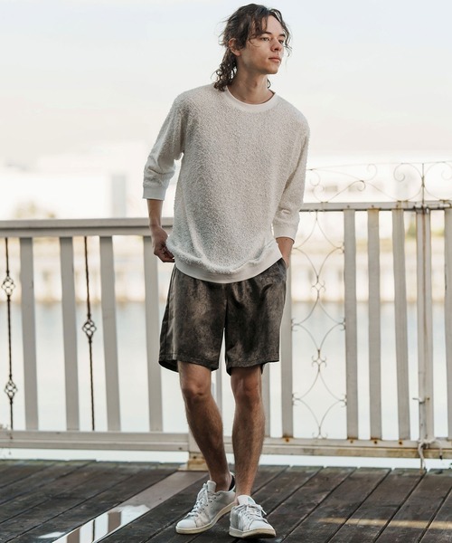 CAMBIO(カンビオ)の「mp13258-Graphic Art Short Pants ショートパンツ(その他パンツ・メンズ・ブラック/ネイビー/イエロー・S/M/L)」の17枚目の写真