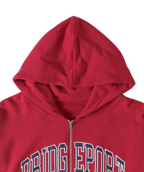 WEGO（ウィゴー）の「WEGO/カレッジロゴビッグダブルジップパーカー（パーカー・レディース・レッド/ホワイト/杢グレー・FREE）」の11枚目の写真