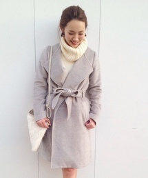 Chico | ウール シャギーローブコート(トレンチコート)