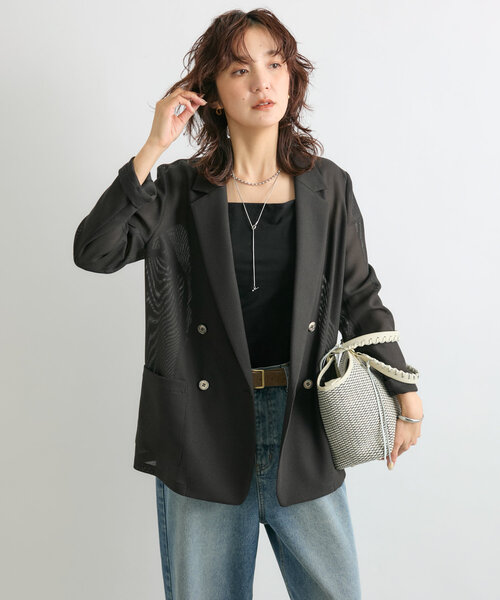 RIVE DROITE（リヴドロワ）の「【実用性抜群】CITY BASKET-ジップトート（ハンドバッグ・レディース・アイボリー/ブラック・FREE）」の20枚目の写真