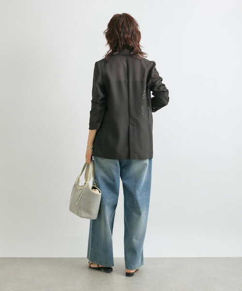 RIVE DROITE（リヴドロワ）の「【実用性抜群】CITY BASKET-ジップトート（ハンドバッグ・レディース・アイボリー/ブラック・FREE）」の18枚目の写真