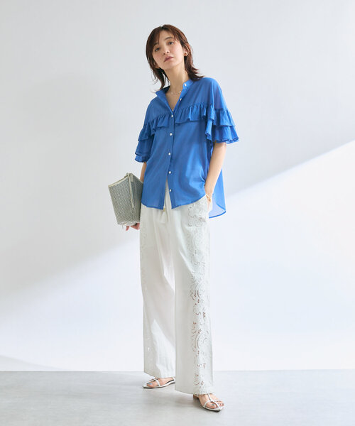 RIVE DROITE（リヴドロワ）の「【実用性抜群】CITY BASKET-ジップトート（ハンドバッグ・レディース・アイボリー/ブラック・FREE）」の6枚目の写真