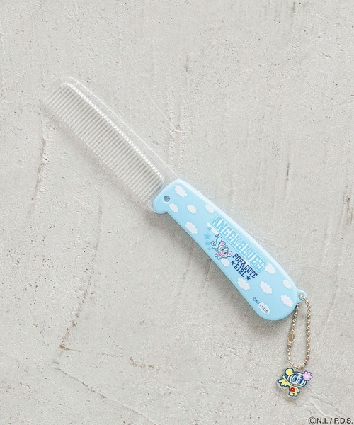 【新品未使用】フラワーコーム セール】【ANGEL BLUE】コンパクトコーム 283112（ヘアブラシ