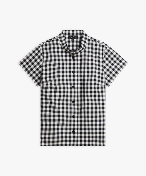 agnes b gomme paris チェックシャツ　ブラック 90s “agnes b” check pattern shirt made in France