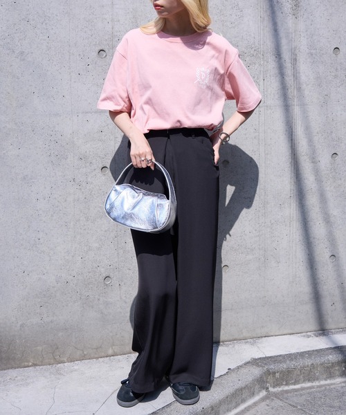 POLO BCS(ポロ ビーシーエス)の「【POLO BCS】ZOZO限定 One point POLO laurel tee ワンポイントポロTee(Tシャツ/カットソー・レディース・グリーン/ピンク/ネイビー/ホワイト/ブラック・XS/XL/L/M/S)」の6枚目の写真