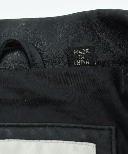 VINTAGE(ヴィンテージ)の「【ヴィンテージ古着】90’s IRVINE PARK レザージャケット(ライダースジャケット・メンズ・ブラック・40)」の12枚目の写真
