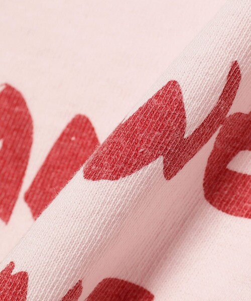 CAROLINA GLASER(カロリナ グレイサー)の「メッセージ コットン Tシャツ(Tシャツ/カットソー・レディース・ピンク/サックスブルー・MEDIUM/SMALL)」の22枚目の写真