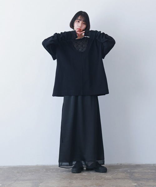 ＳＫレイヤードサテンＰＴ SKレイヤードサテンPT(ロングパンツ)｜パンツ｜MIESROHE