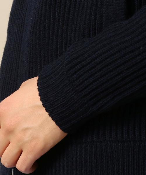 BEAUTY&YOUTH UNITED ARROWS（ビューティーアンドユースユナイテッドアローズ）の「BY アゼ編み クルーネック ジップ カーディガン◆（カーディガン/ボレロ・メンズ・ベージュ/ホワイト/ネイビー・SMALL/X-LARGE/MEDIUM/LARGE）」の17枚目の写真