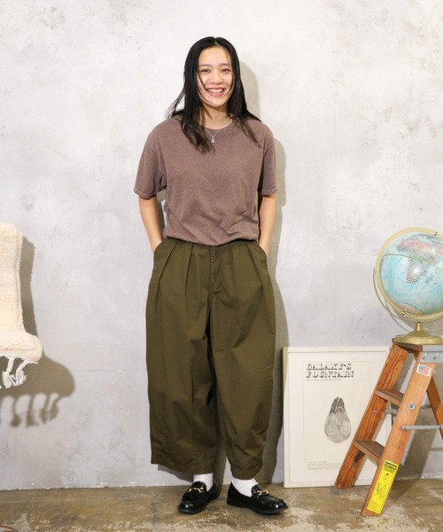 JERZEES(ジャージーズ)の「JERZEES / ジャージーズ UNISEX GARMENT DYE T-SHIRTS ガーメントダイ クルーネックTシャツ(Tシャツ/カットソー・メンズ・チャコールグレー/ターコイズブルー/クリーム/ライトグリーン/オレンジ/ブラウン・LARGE/X-LARGE/MEDIUM/SMALL)」の22枚目の写真