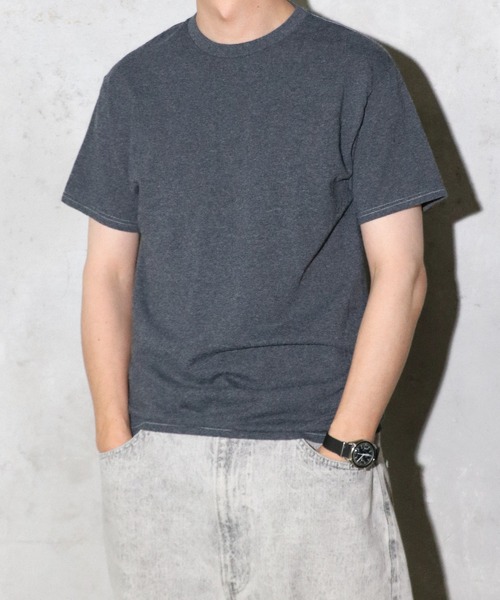 JERZEES(ジャージーズ)の「JERZEES / ジャージーズ UNISEX GARMENT DYE T-SHIRTS ガーメントダイ クルーネックTシャツ(Tシャツ/カットソー・メンズ・チャコールグレー/ターコイズブルー/クリーム/ライトグリーン/オレンジ/ブラウン・LARGE/X-LARGE/MEDIUM/SMALL)」の14枚目の写真