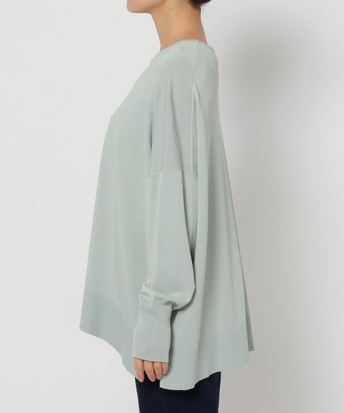 FOUND GOOD（ファウンドグッド）の「14Gキレイナポンチョニット（ニット/セーター・レディース・ブルー系2/グリーン系2/ベージュ/ブラック・L/M/S）」の20枚目の写真