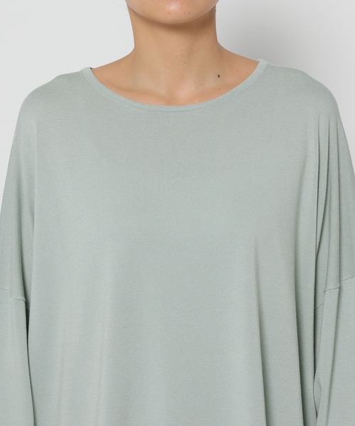 FOUND GOOD（ファウンドグッド）の「14Gキレイナポンチョニット（ニット/セーター・レディース・ブルー系2/グリーン系2/ベージュ/ブラック・L/M/S）」の10枚目の写真