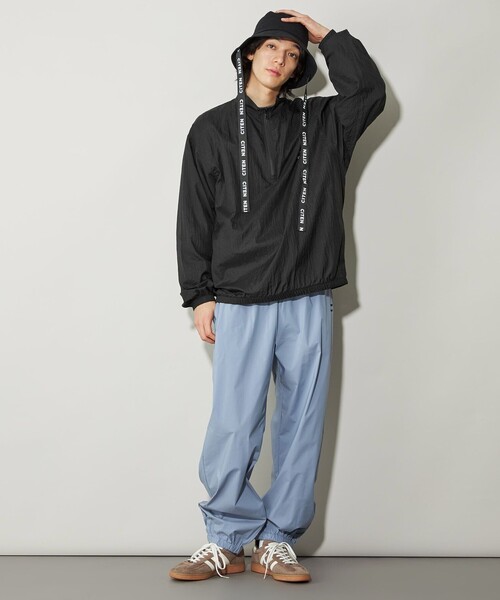 CITEN（シテン）の「＜CITEN＞ハーフジップシャツトップ（シャツ/ブラウス・メンズ・ブラック/ライトグレー・L/M）」の19枚目の写真