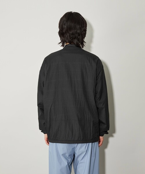 CITEN（シテン）の「＜CITEN＞ハーフジップシャツトップ（シャツ/ブラウス・メンズ・ブラック/ライトグレー・L/M）」の5枚目の写真