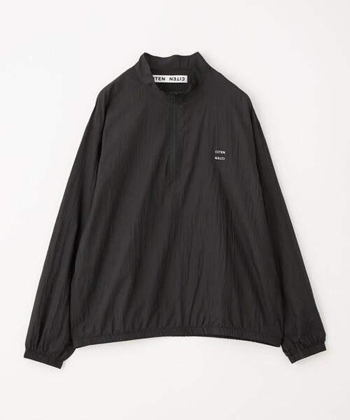 CITEN（シテン）の「＜CITEN＞ハーフジップシャツトップ（シャツ/ブラウス・メンズ・ブラック/ライトグレー・L/M）」の6枚目の写真
