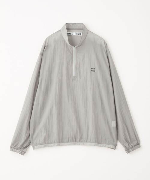 CITEN（シテン）の「＜CITEN＞ハーフジップシャツトップ（シャツ/ブラウス・メンズ・ブラック/ライトグレー・L/M）」の15枚目の写真