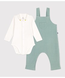 プチバトー2点セット　Tシャツ　オーバーオール 楽天市場】【SALE／20%OFF】ベビー2点セット PETIT BATEAU