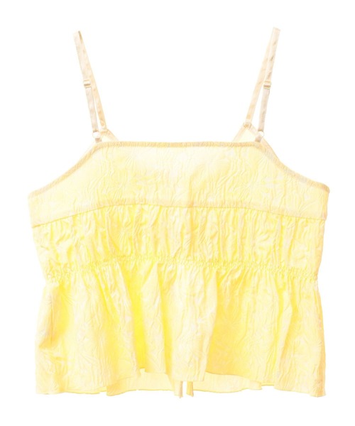 earth music&ecology(アースミュージックアンドエコロジー)の「ジャガードフレアキャミブラウス(ベスト・レディース・ブラック/ホワイト/イエロー・FREE)」の20枚目の写真