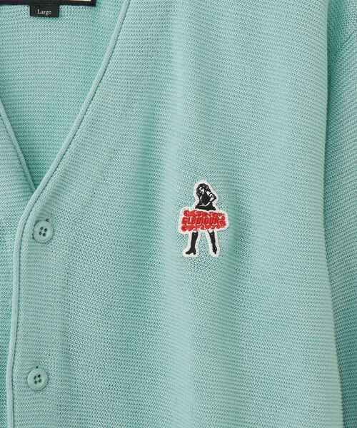 HYSTERIC GLAMOUR（ヒステリックグラマー）の「VIXEN GIRLワッペン カーディガン（カーディガン/ボレロ・メンズ・グリーン/イエロー/ブラック・X-LARGE/LARGE/MEDIUM/SMALL）」の7枚目の写真