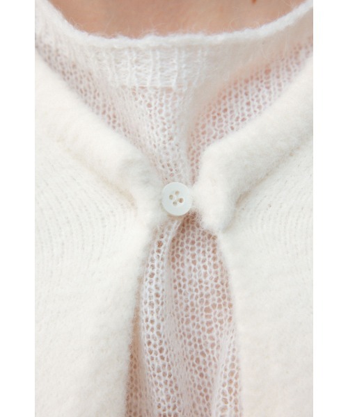 Studio Doe(スタジオドー)の「Studio Doe Soft Plush Knit Blouse(カーディガン/ボレロ・レディース・ホワイト・FREE)」の4枚目の写真