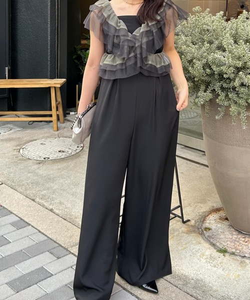 frill all-in-one-pants（パンツドレス）｜et.UNiVER（エトユニベール