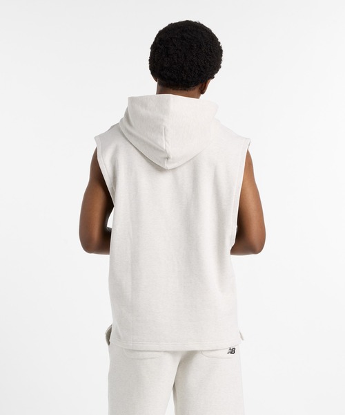 NEW BALANCE（ニューバランス）の「大谷翔平 スリーブレスフーディ（パーカー・メンズ・ベージュ/ブラック・SMALL/MEDIUM/LARGE/X-LARGE/XX-LARGE）」の5枚目の写真