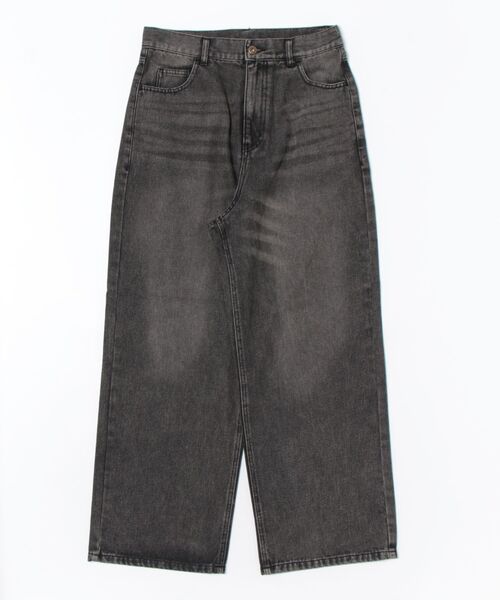 セール】【WEB限定】DENIM BAGGY WIDE PANTS/ルーズフィット