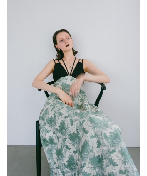 sahara（サハラ）の「Design Strap Jacquard Dress/デザイン