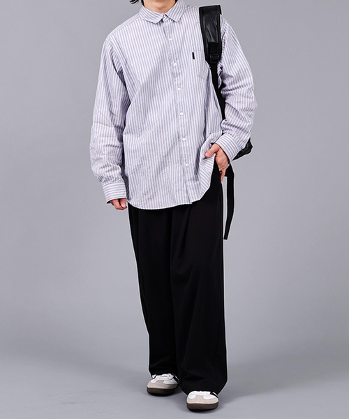 CavariA（キャバリア）の「ワイド2タックパンツ（その他パンツ・メンズ・カーキブラウン/ブラック・マルチサイズ）」の5枚目の写真