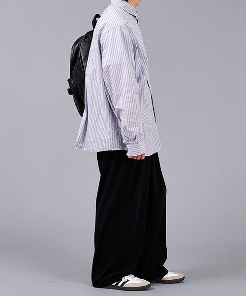 CavariA（キャバリア）の「ワイド2タックパンツ（その他パンツ・メンズ・カーキブラウン/ブラック・マルチサイズ）」の6枚目の写真