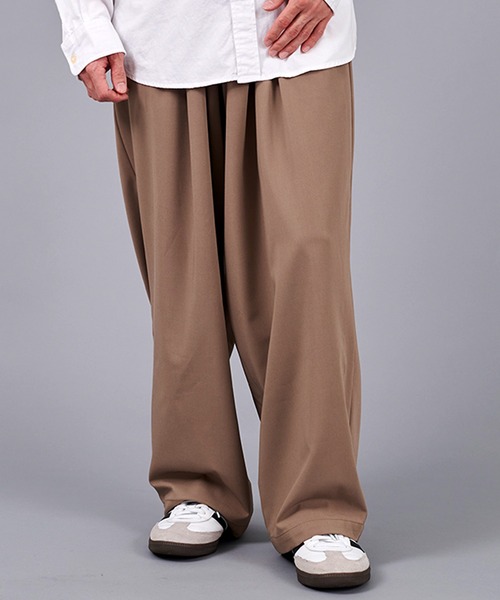 CavariA（キャバリア）の「ワイド2タックパンツ（その他パンツ・メンズ・カーキブラウン/ブラック・マルチサイズ）」の8枚目の写真