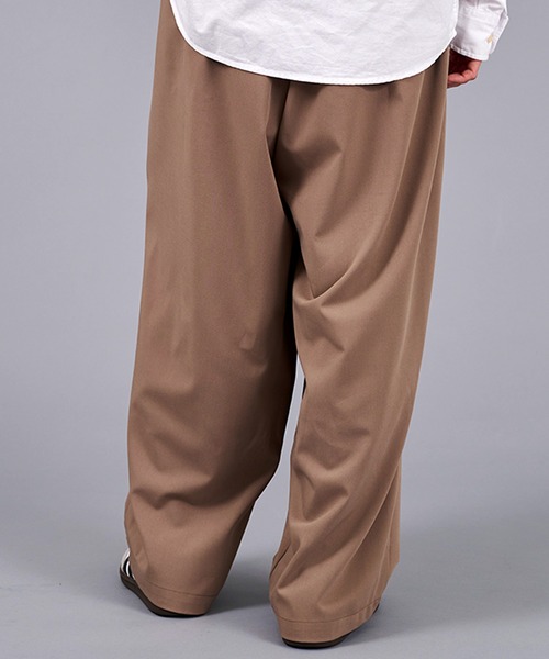 CavariA（キャバリア）の「ワイド2タックパンツ（その他パンツ・メンズ・カーキブラウン/ブラック・マルチサイズ）」の9枚目の写真