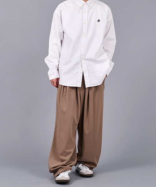 CavariA（キャバリア）の「ワイド2タックパンツ（その他パンツ・メンズ・カーキブラウン/ブラック・マルチサイズ）」の10枚目の写真