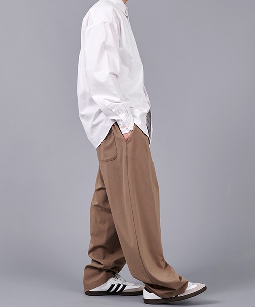 CavariA（キャバリア）の「ワイド2タックパンツ（その他パンツ・メンズ・カーキブラウン/ブラック・マルチサイズ）」の11枚目の写真