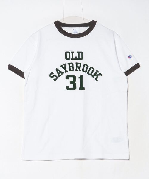 Champion(チャンピオン)の「チャンピオン SHORT SLEEVE T-SHIRT_(Tシャツ/カットソー・メンズ・ホワイト×ブルー/ホワイト×ブラック・M/L/LL)」の2枚目の写真