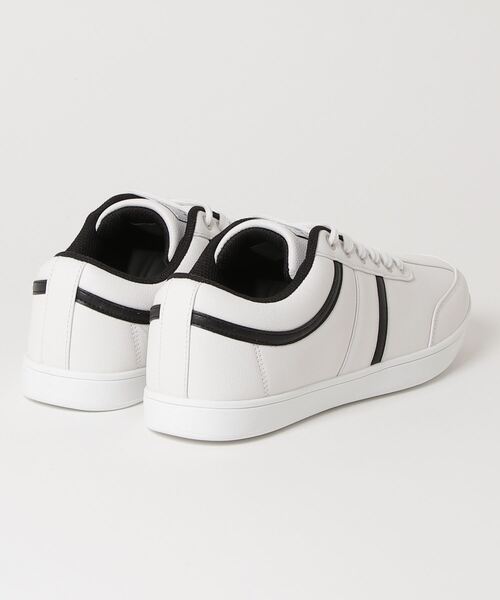 U.S. POLO ASSN.(ユーエスポロアッスン)の「【U.S. POLO ASSN./ユーエスポロアッスン】 パイピング デザイン キャンバス スニーカー(スニーカー・メンズ・グレー/ブラック/ホワイト・26cm/25.5cm/25cm/27cm/26.5cm)」の5枚目の写真