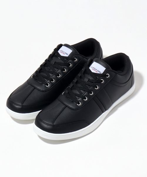 U.S. POLO ASSN.(ユーエスポロアッスン)の「【U.S. POLO ASSN./ユーエスポロアッスン】 パイピング デザイン キャンバス スニーカー(スニーカー・メンズ・グレー/ブラック/ホワイト・26cm/25.5cm/25cm/27cm/26.5cm)」の3枚目の写真