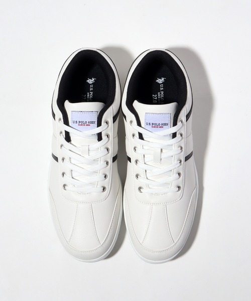 U.S. POLO ASSN.(ユーエスポロアッスン)の「【U.S. POLO ASSN./ユーエスポロアッスン】 パイピング デザイン キャンバス スニーカー(スニーカー・メンズ・グレー/ブラック/ホワイト・26cm/25.5cm/25cm/27cm/26.5cm)」の20枚目の写真
