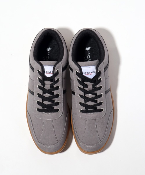 U.S. POLO ASSN.(ユーエスポロアッスン)の「【U.S. POLO ASSN./ユーエスポロアッスン】 パイピング デザイン キャンバス スニーカー(スニーカー・メンズ・グレー/ブラック/ホワイト・26cm/25.5cm/25cm/27cm/26.5cm)」の17枚目の写真