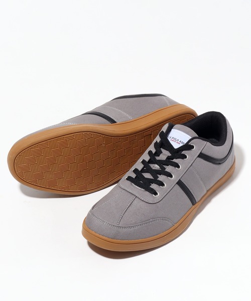 U.S. POLO ASSN.(ユーエスポロアッスン)の「【U.S. POLO ASSN./ユーエスポロアッスン】 パイピング デザイン キャンバス スニーカー(スニーカー・メンズ・グレー/ブラック/ホワイト・26cm/25.5cm/25cm/27cm/26.5cm)」の18枚目の写真